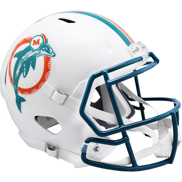 Miami Dolphins 1980-96 Riddell Throwback Replica Football Helmet