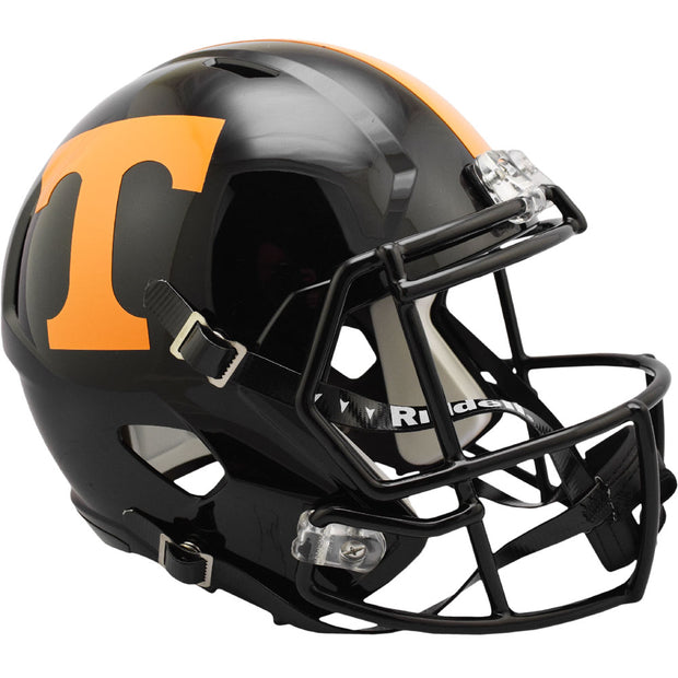 Tennessee Volunteers Black Dark Mode Riddell Speed Full Size Replica Football Helmet