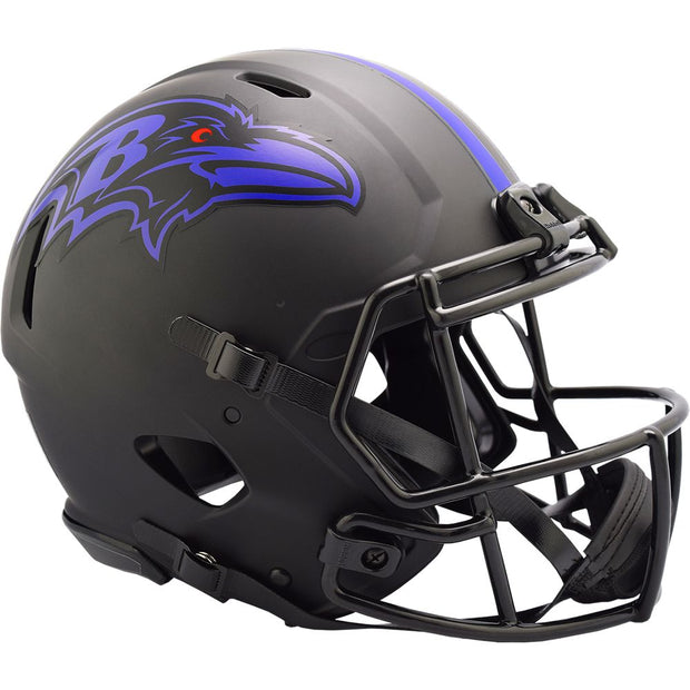Baltimore Ravens Black Eclipse Speed Authentic Football Helmet