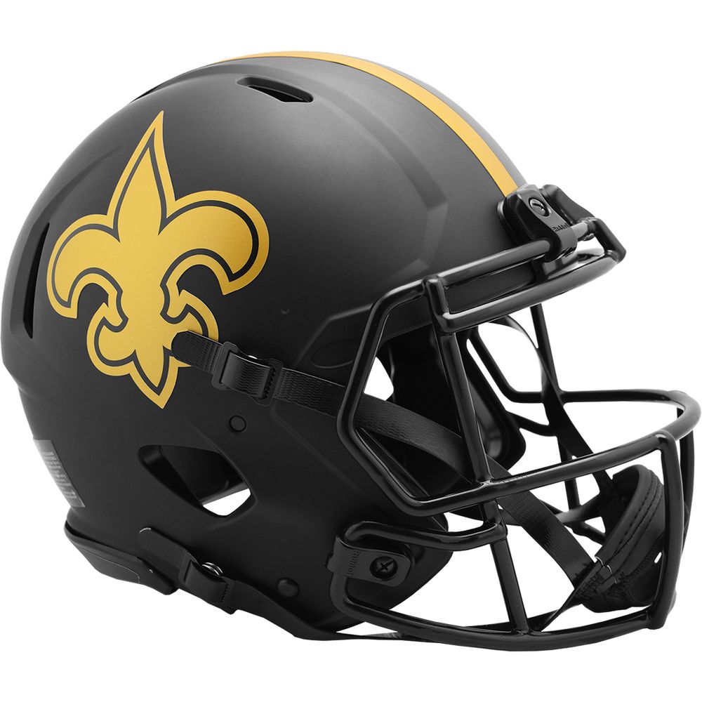 New Orleans Saints Riddell Speed Authentic Helmet - Eclipse