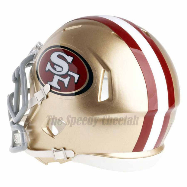 San Francisco 49ers Riddell Speed Mini Football Helmet