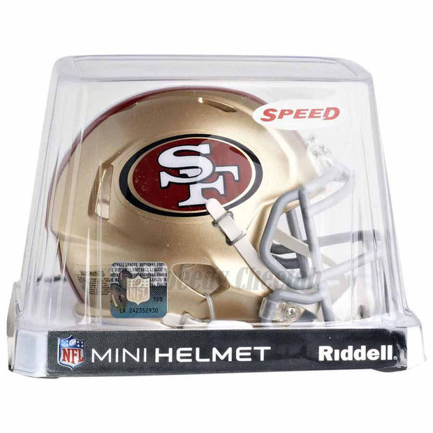 San Francisco 49ers Riddell Speed Mini Football Helmet