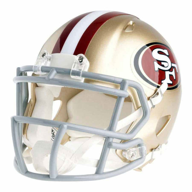 San Francisco 49ers Riddell Speed Mini Football Helmet