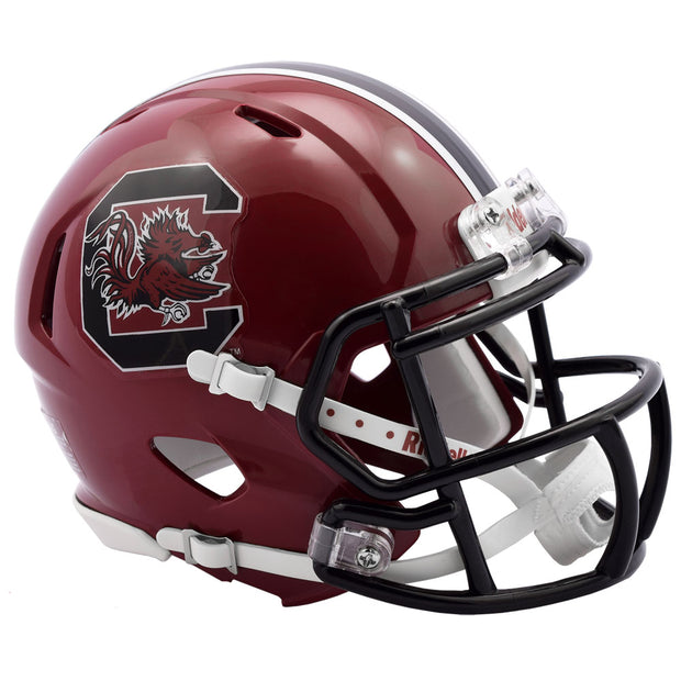South Carolina Gamecocks Maroon Riddell Speed Mini Football Helmet