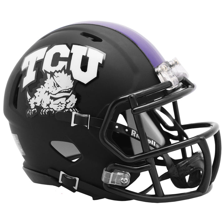 TCU Horned Frogs Riddell Speed Mini Helmet - Black