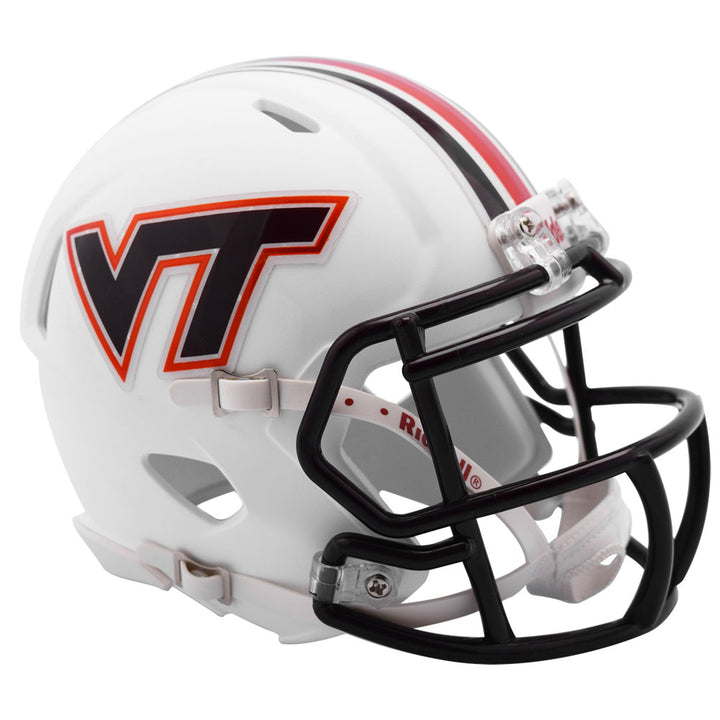 Virginia Tech Hokies Riddell Speed Mini Helmet - Matt White
