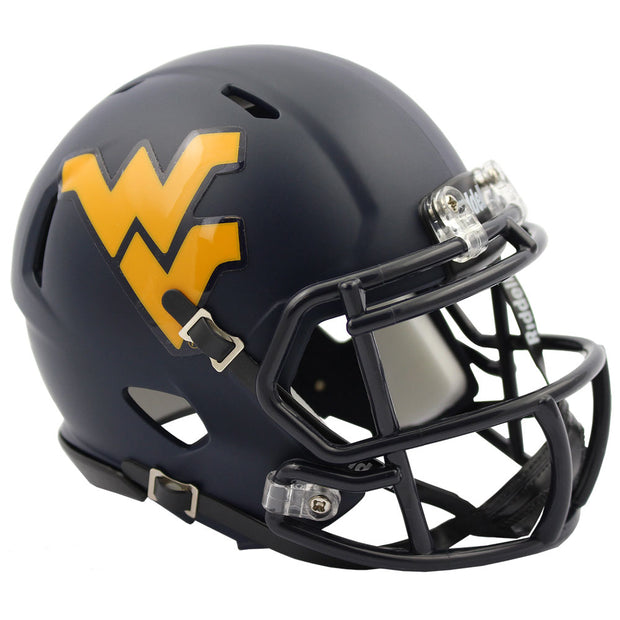 West Virginia Mountaineers Speed Mini Football Helmet