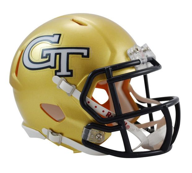 Georgia Tech Yellow Jackets Riddell Mini Speed Football Helmet