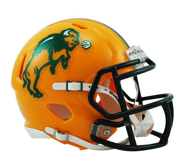 North Dakota State Bison Riddell Mini Speed Football Helmet